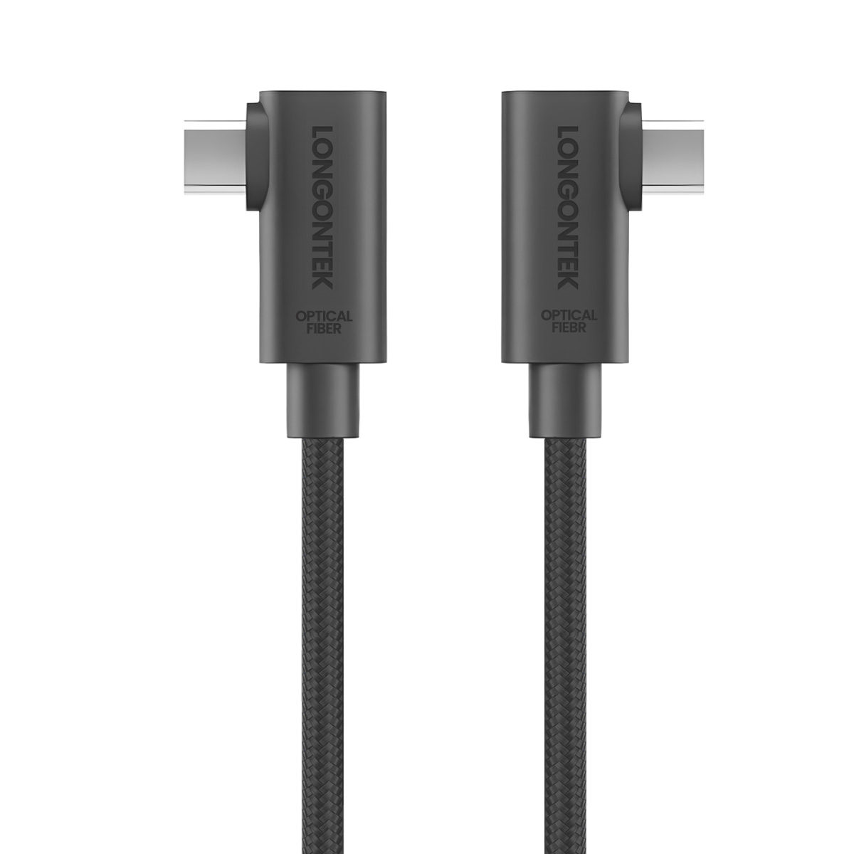 光纤USB3.1 TypeC线双弯头带编网 LGK-U3141